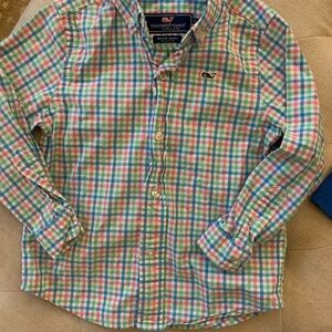 Vineyard Vines Boy’s Multicolor Plaid Shirt